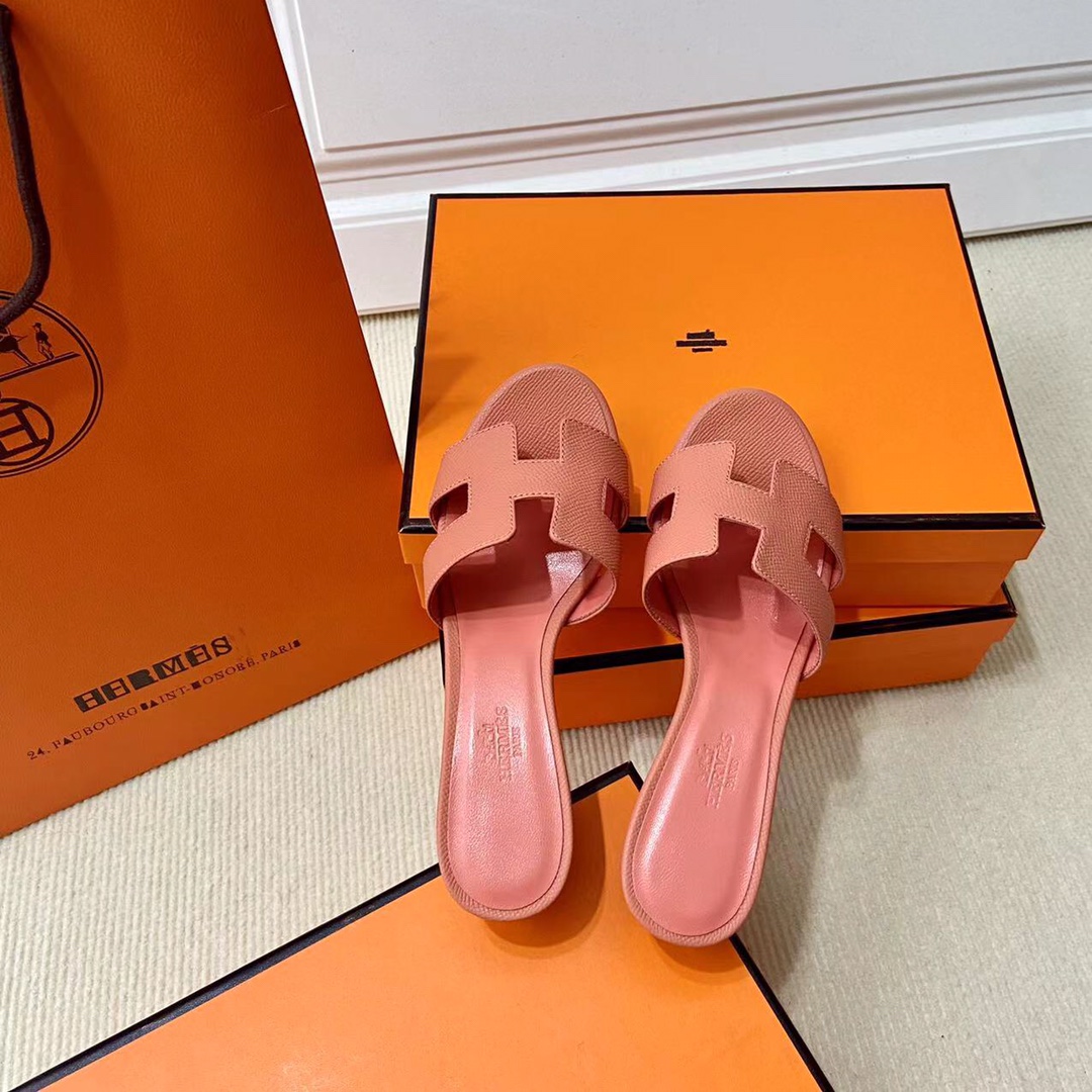 에르메스 올수공 오아시스 슬리퍼 샌들 앱송 36